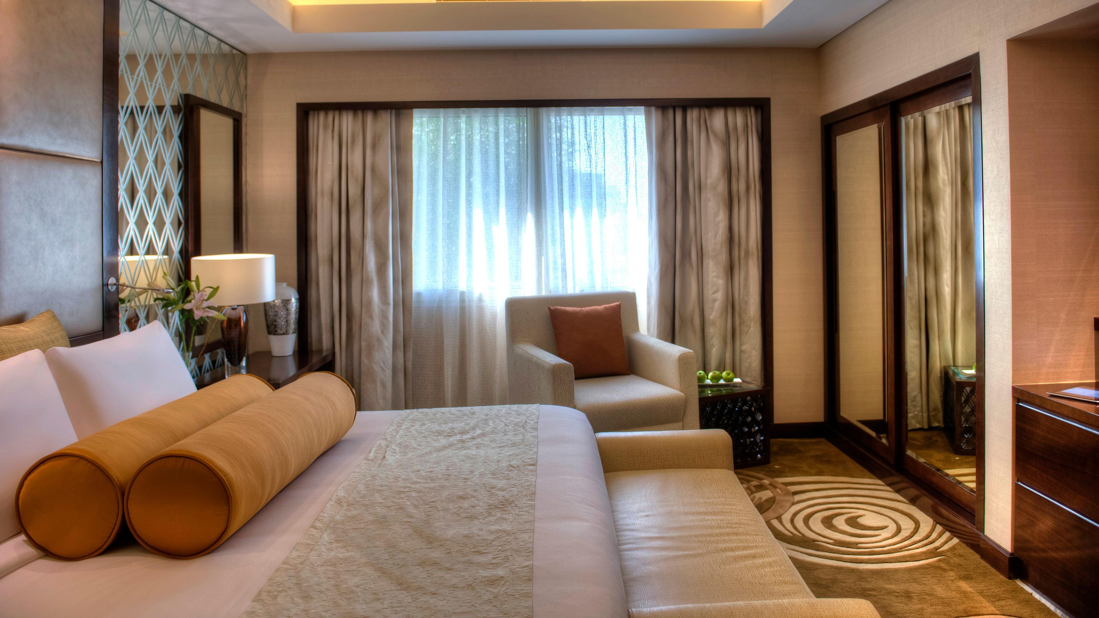 คราวน์ พลาซา ดูไบ เดรา Hotel ภายนอก รูปภาพ A bedroom at the Taj Bengal